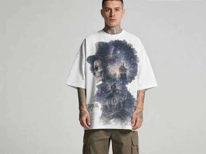 KAIZEN TOKYO — BROOK "SOUL RECONCILIATION" LUXURY OVERSIZED TEE