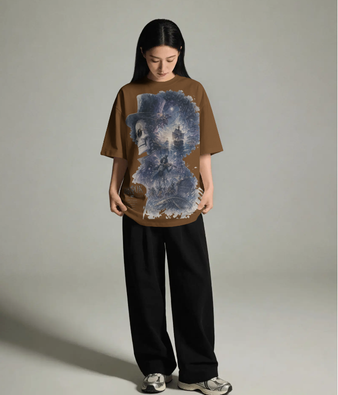 KAIZEN TOKYO — BROOK "SOUL RECONCILIATION" LUXURY OVERSIZED TEE - Image 3