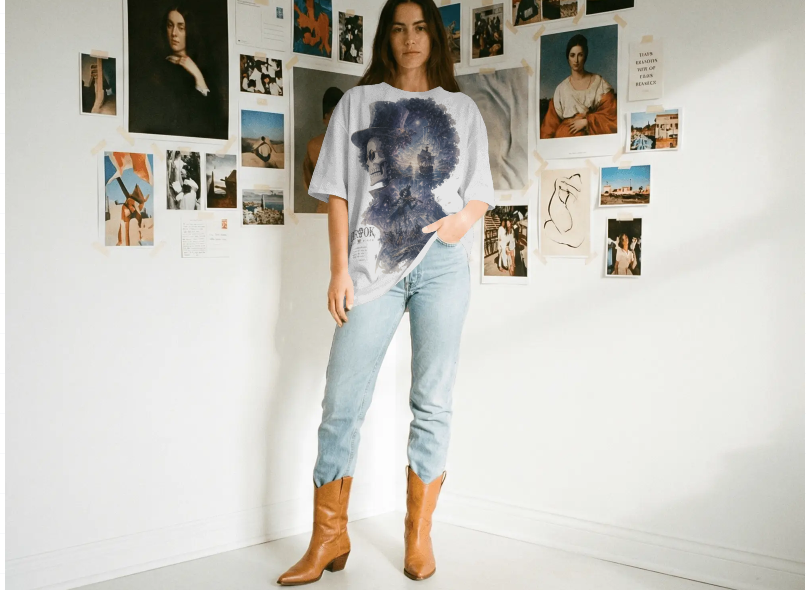 KAIZEN TOKYO — BROOK "SOUL RECONCILIATION" LUXURY OVERSIZED TEE - Image 2